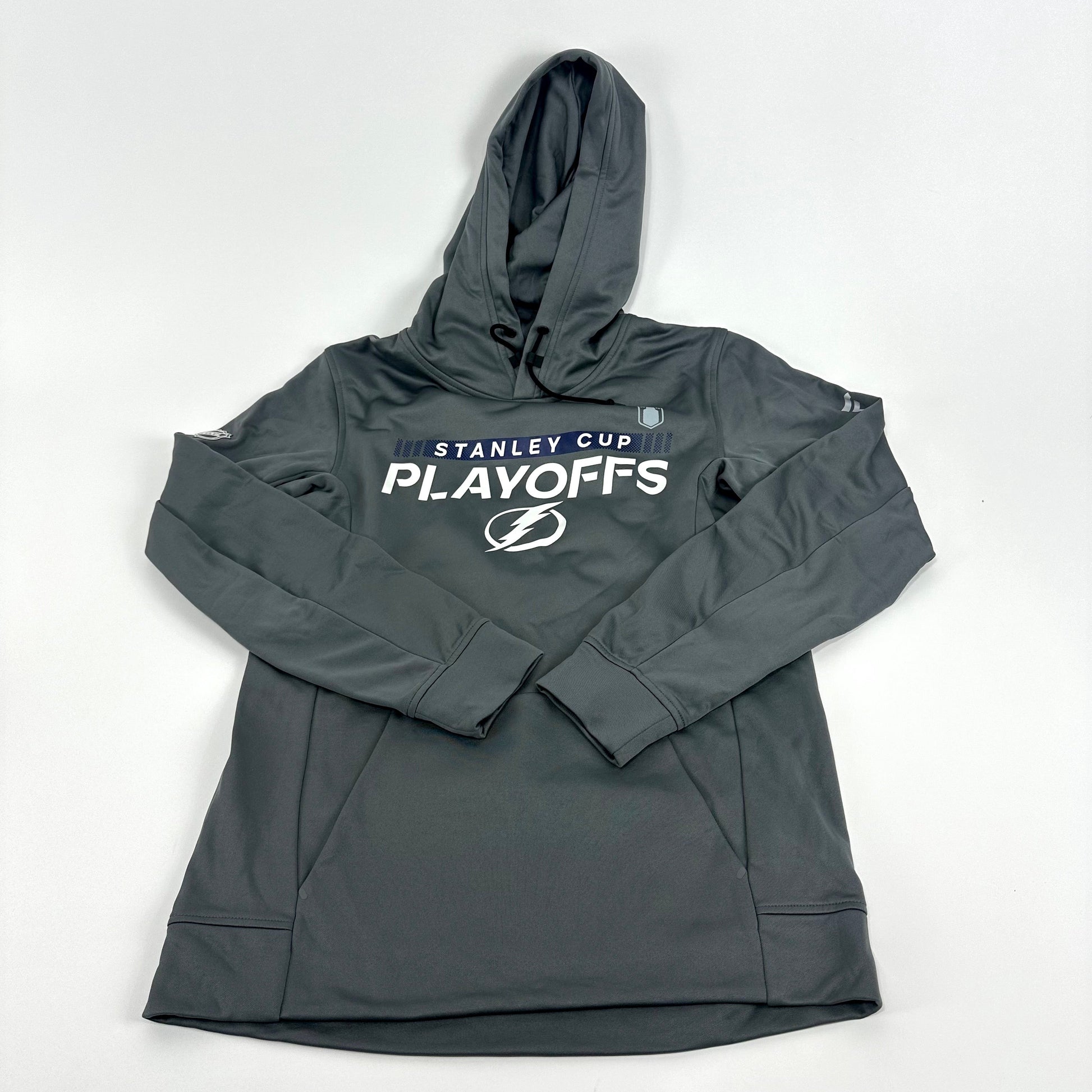 Brand New Grey Tampa Bay Lightning Fanatics Stanley Cup Playoffs 2022 Sweatshirt | #TBL282 - Top Flight Hockey