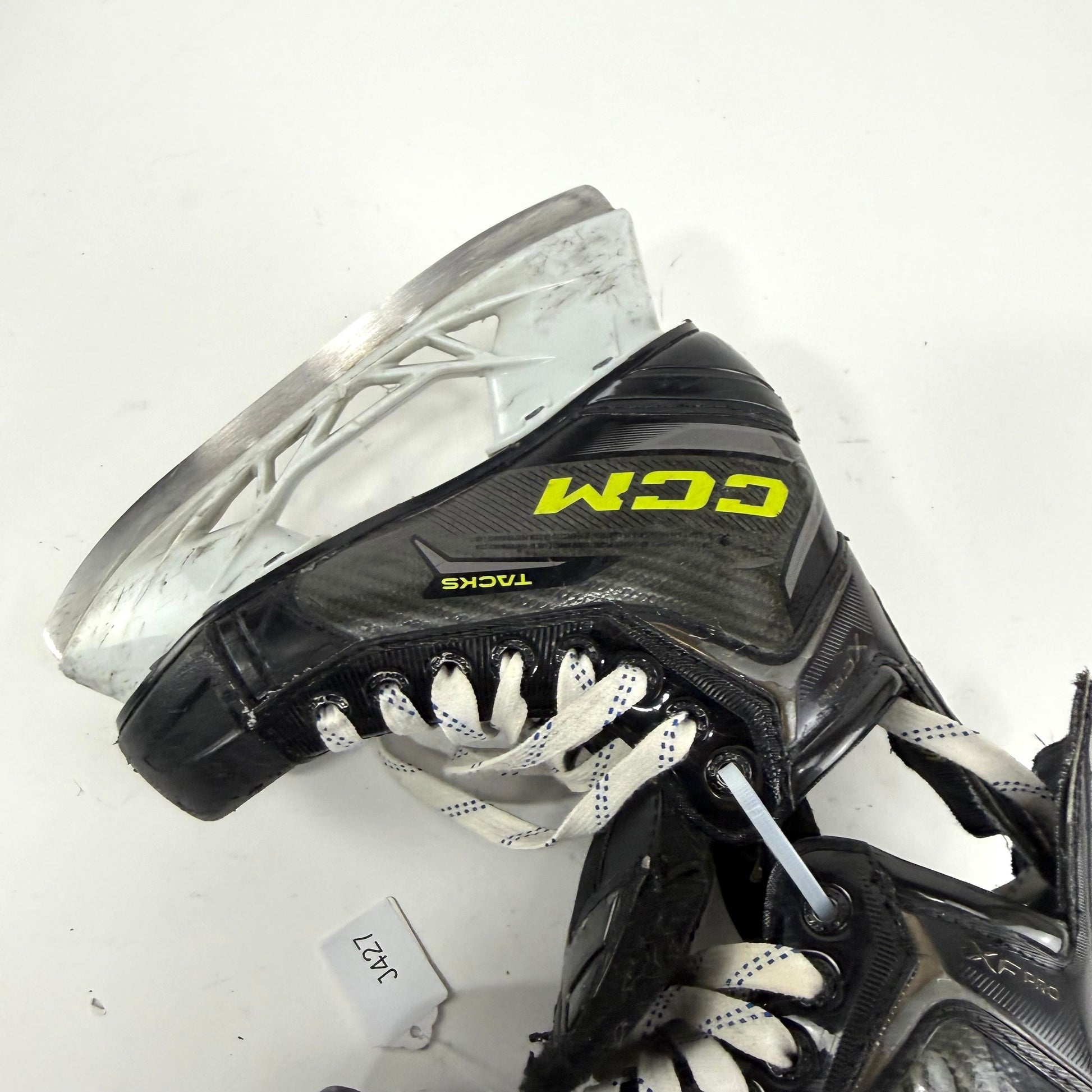 Used CCM Tacks XF Pro Skates | Size Youth 12.5 R | J427 - Top Flight Hockey