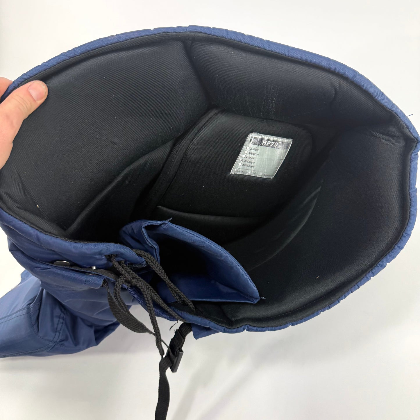 Used Navy CCM HP70 Pants | XL +1" | Stl Blues | U153