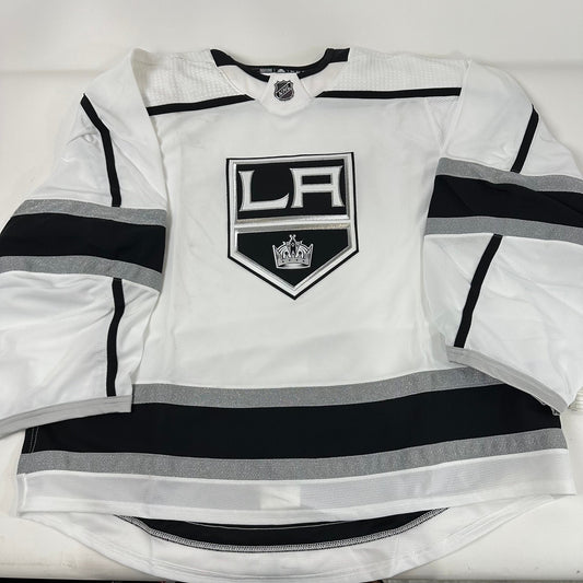 Brand New Blank Adidas MIC LA Kings Game Jersey | White | Size 58 - Top Flight Hockey