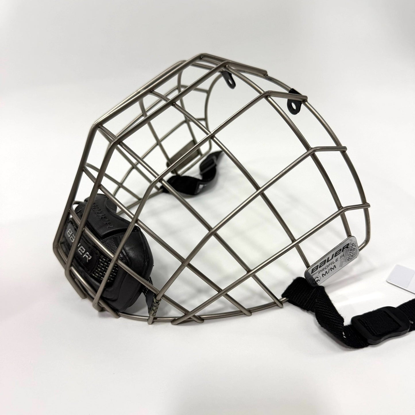 Like New Silver Bauer Profile III Cage | Medium | AB816