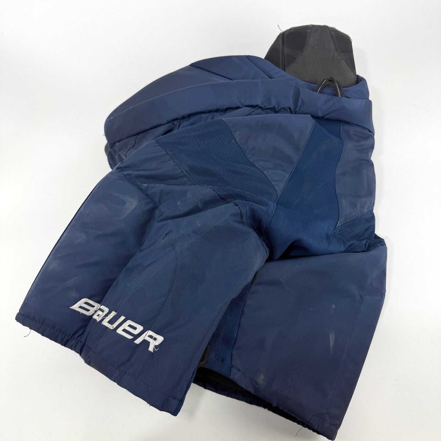 Used Navy STL Blues Bauer Custom Pro Pants | Large | Kapanen | D197