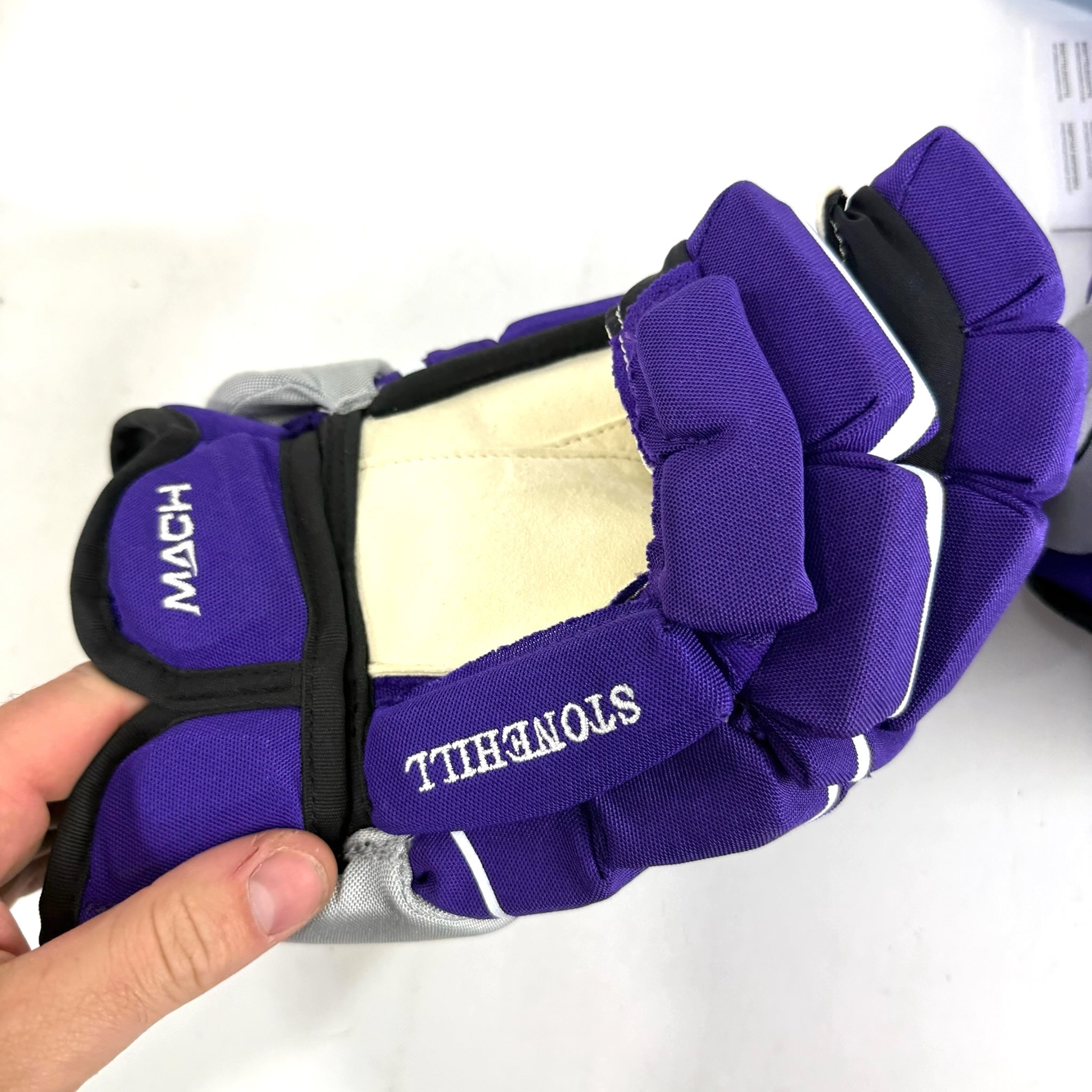 Brand New Purple Bauer Mach Pro Stock Hockey Gloves - 15" - Top Flight Hockey