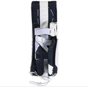 New CCM White and Navy E Flex 6.5 Goalie Pads | 30+1" | #191520631307 - Top Flight Hockey