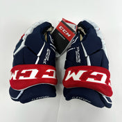 Brand New CCM Tacks 9060 12" Navy / Red / White Gloves