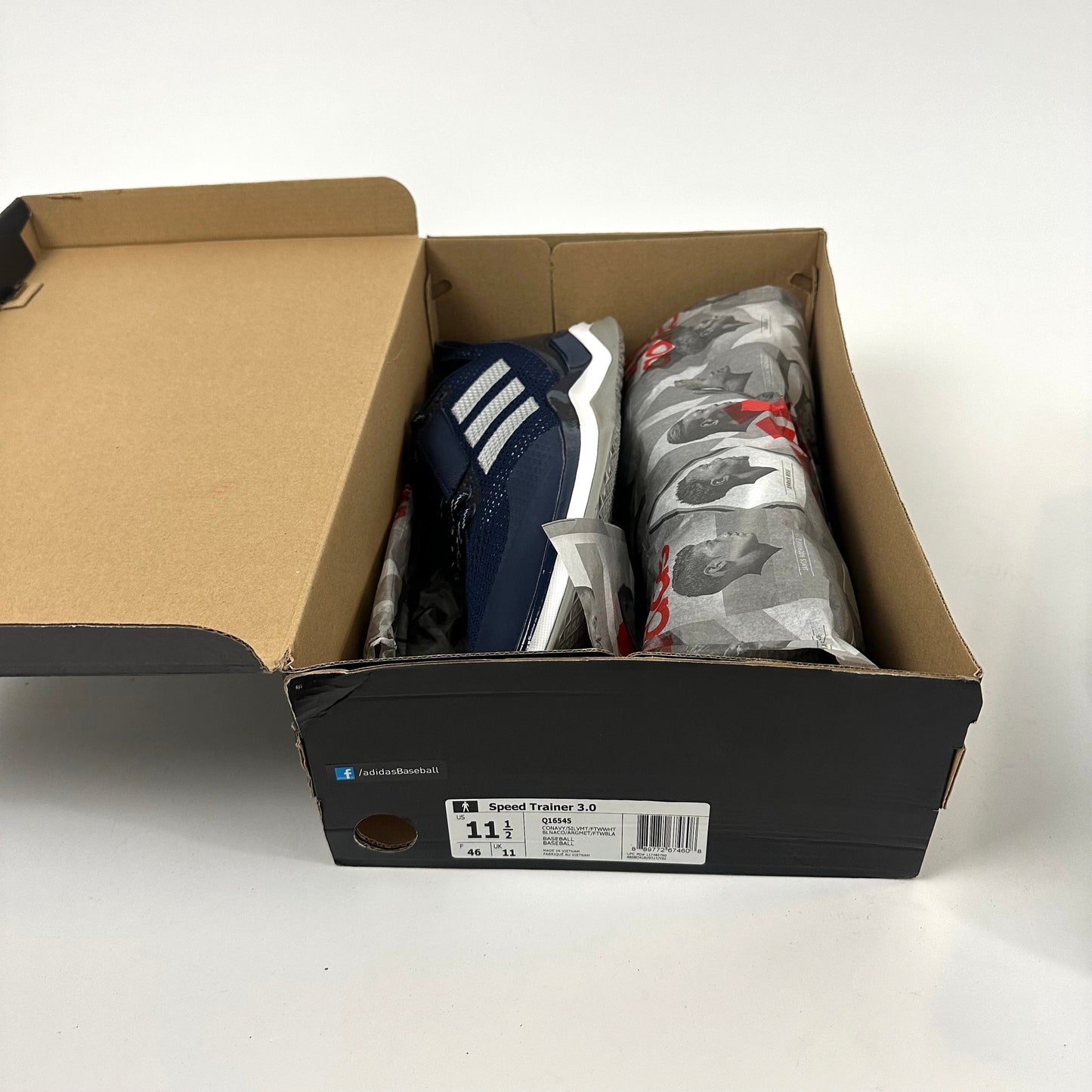 Brand New Navy Blue Adidas Speed Trainer 3.0 Shoes | Size 11.5D - Top Flight Hockey