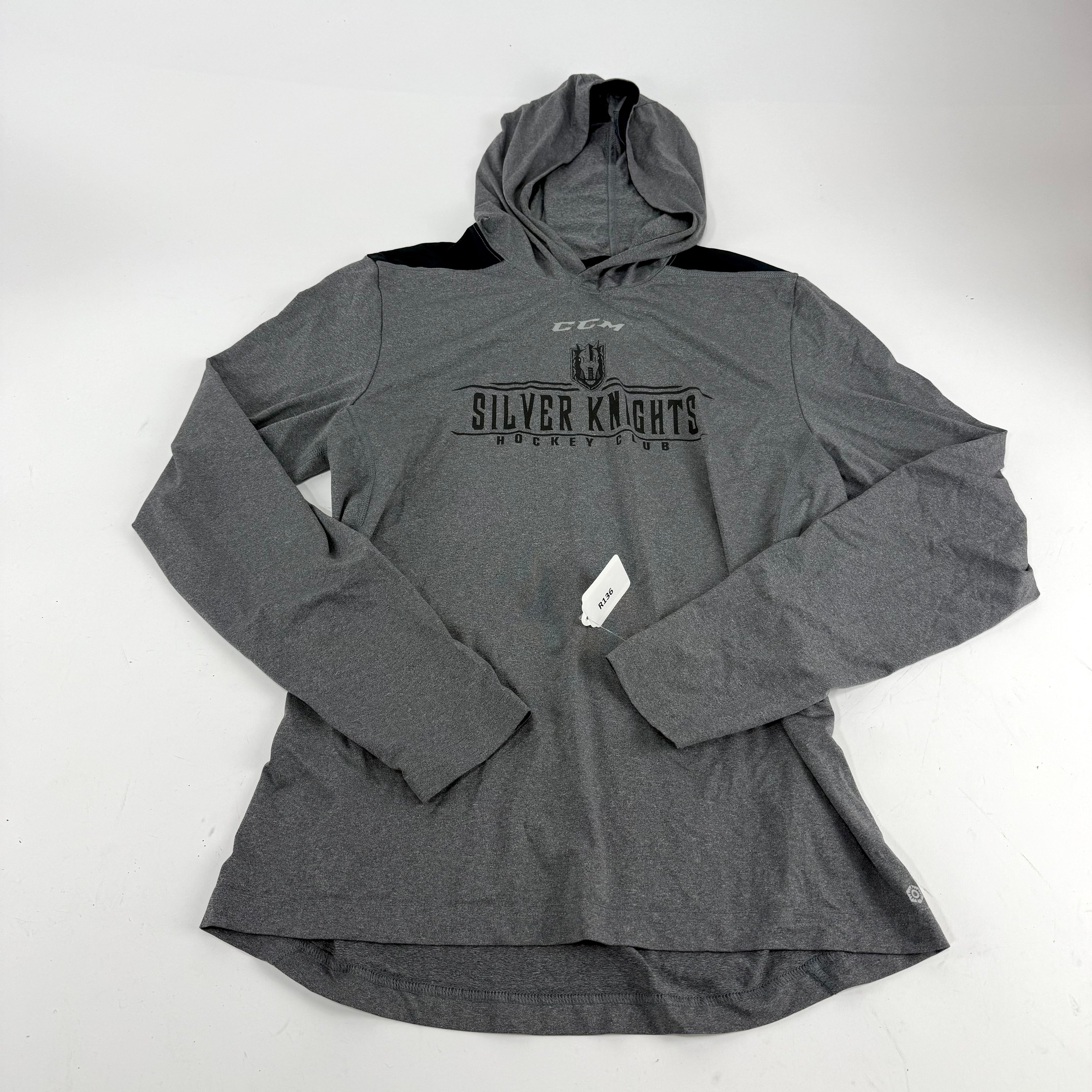 Used Grey Henderson Silver Knights Hoodie | Sr Medium | sku#R136 - Top Flight Hockey