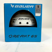 New White Bauer Re-Akt 65 Helmet | Senior Small | St. Louis Blues - Top Flight Hockey