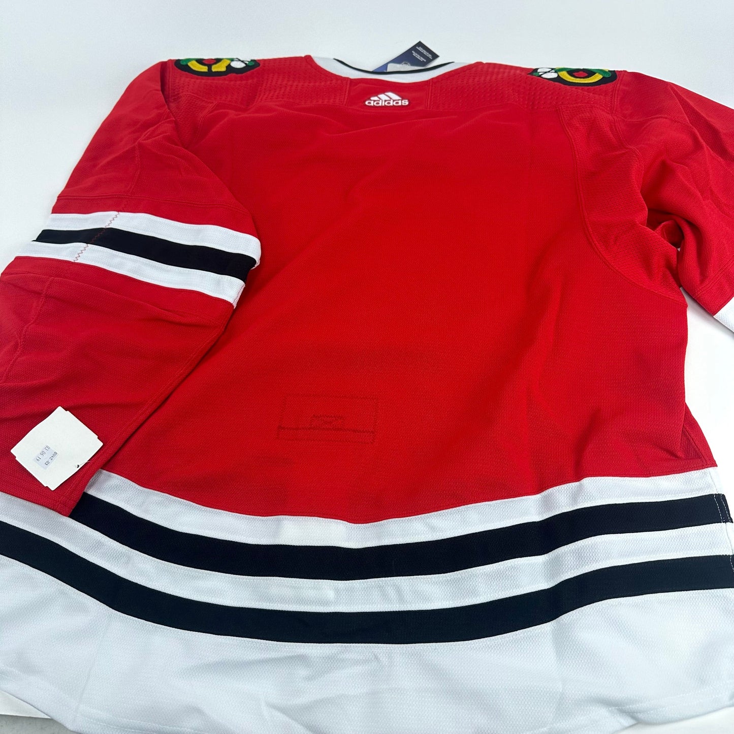 Brand New Red MIC Adidas Chicago Blackhawks Blank Game Jersey - Size 56