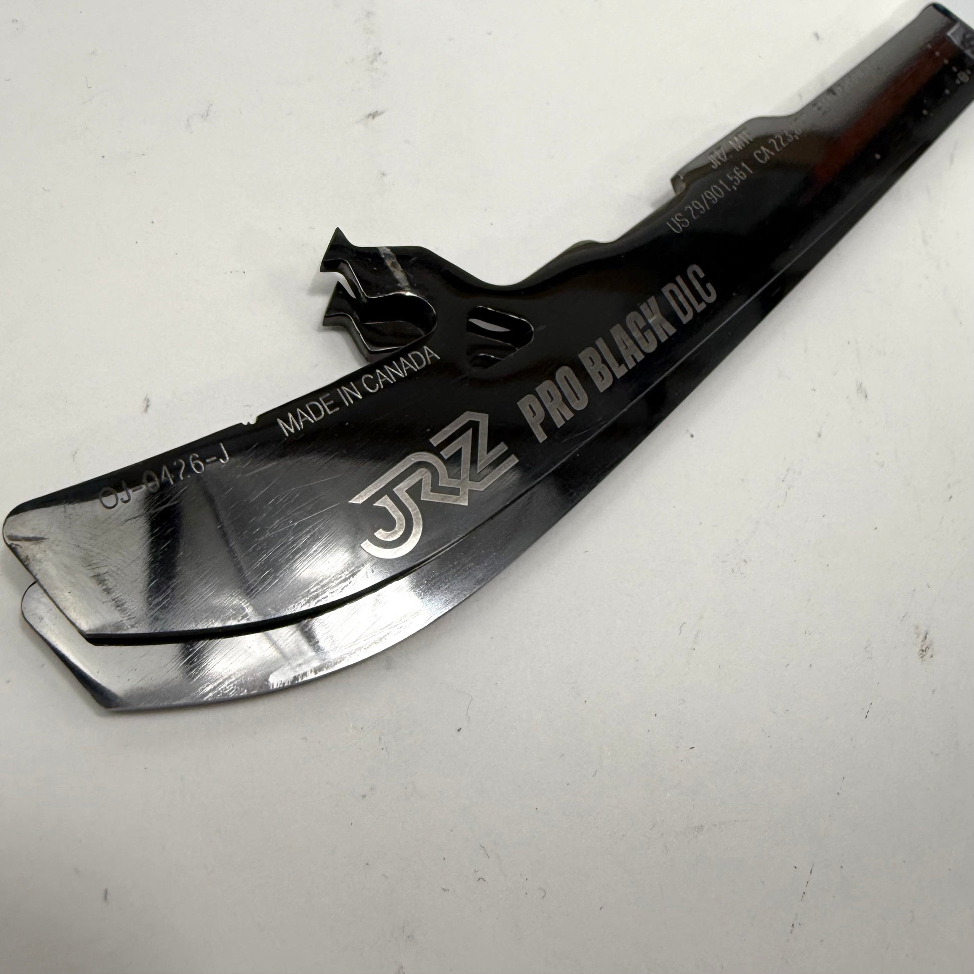 Used JRZ Pro Black Steel DLC Steel - MTF Version | 280mm #73 Chicago Blackhawks | BH353 - Top Flight Hockey