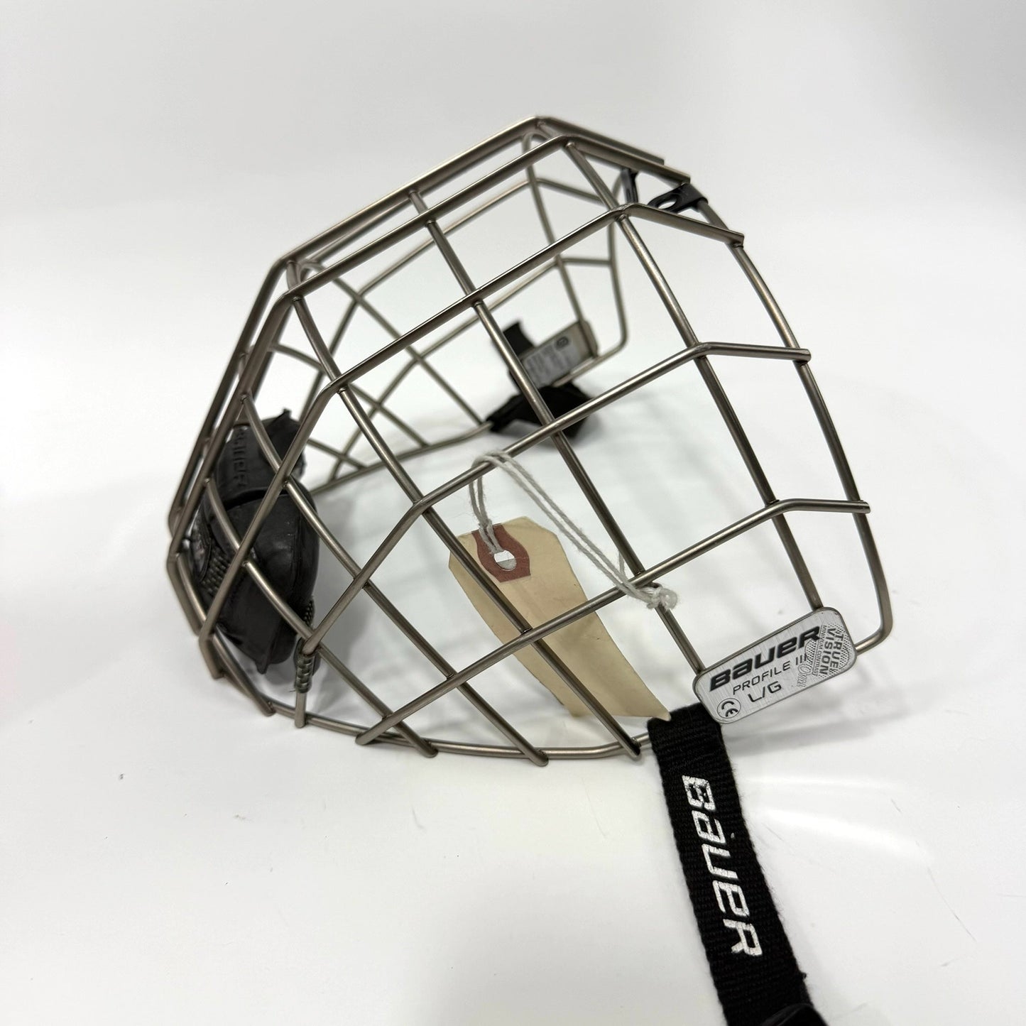 Like New Silver Bauer Profile III Cage | Large | AB820