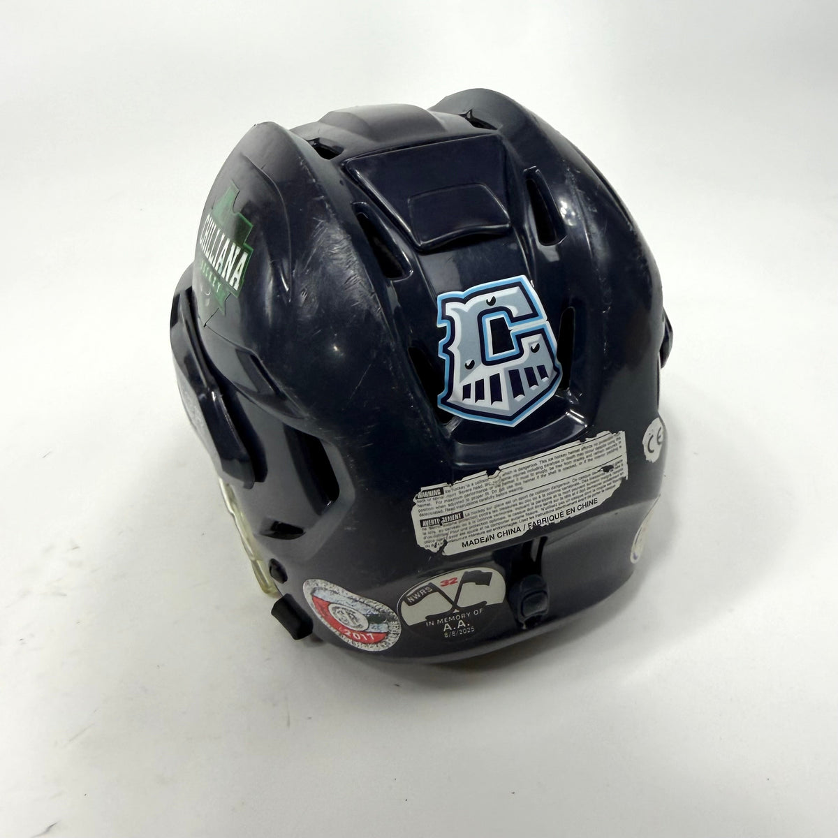 Used Navy Bauer Re-akt Helmet | Senior Small | AB343