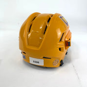 Used Sunflower Yellow CCM Tacks 910 Helmet | Medium | E506
