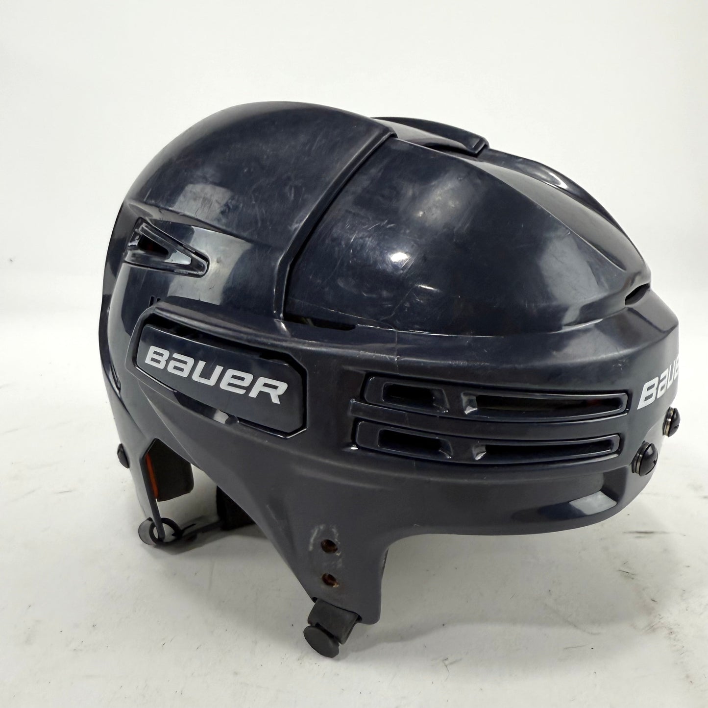 Used Navy Bauer Re-akt 75 Helmet | Small | E16