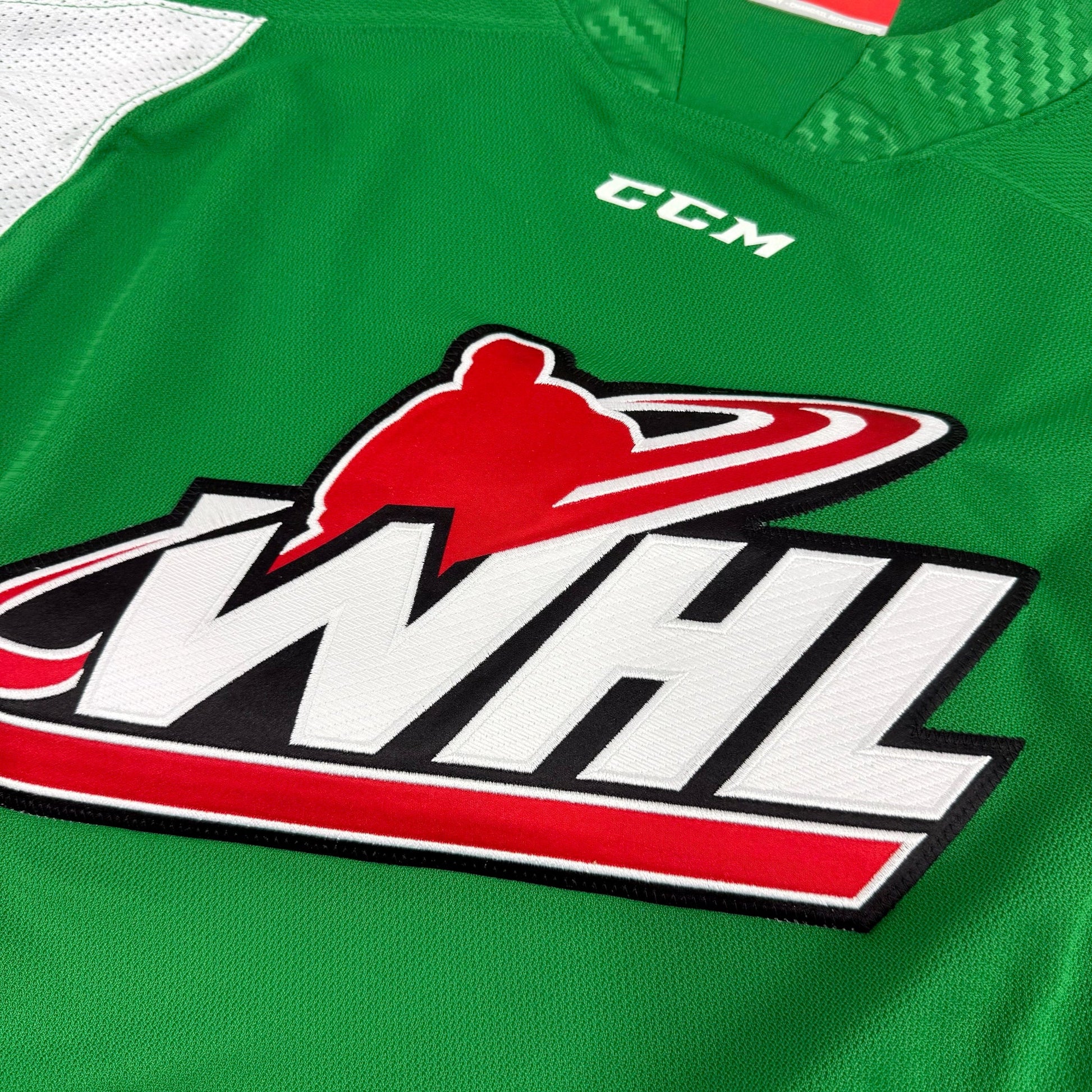 New Green and White CCM WHL All Star Jersey | Size 56 | 191520953706 - Top Flight Hockey