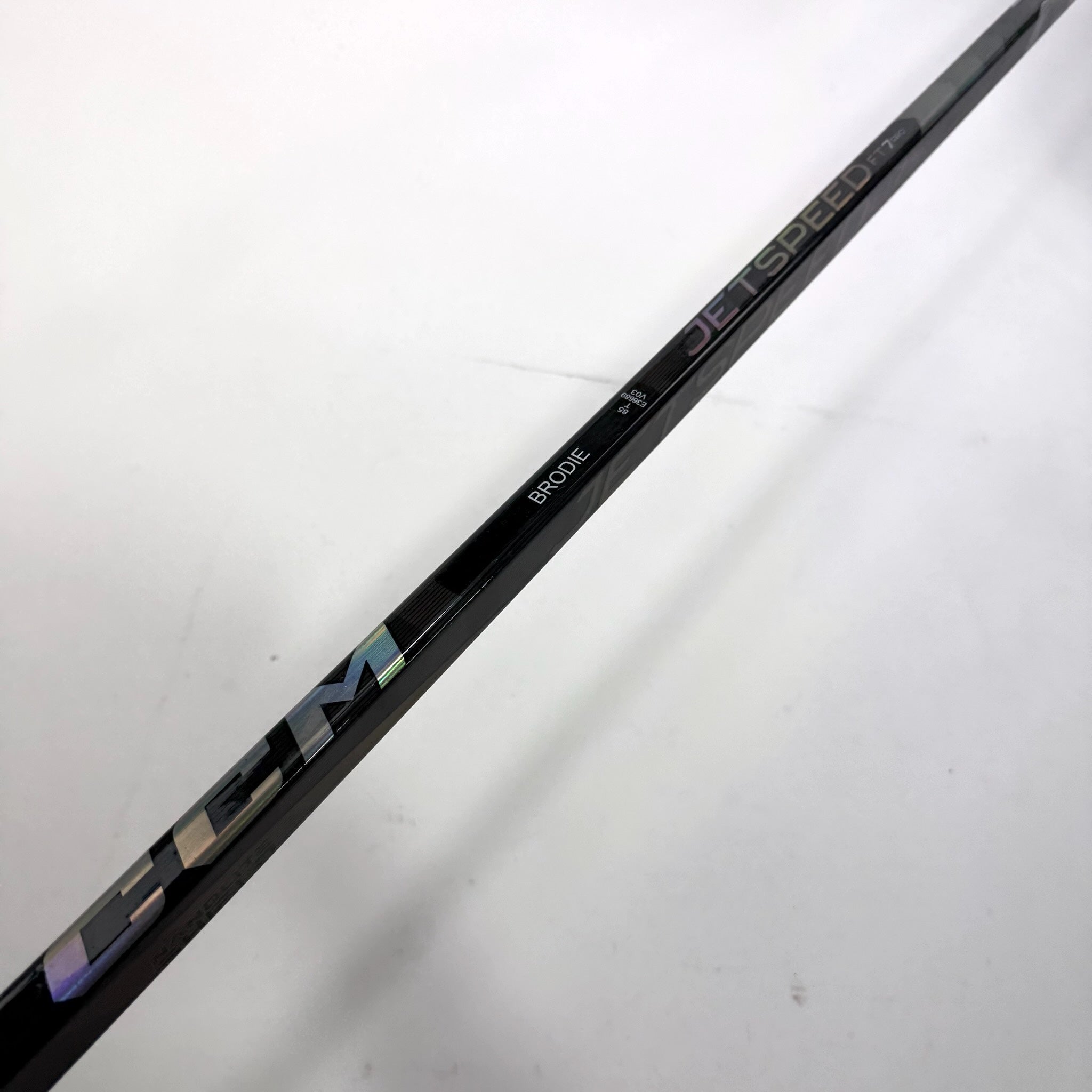 New Left Black CCM Jetspeed FT7 Pro | 85 Flex Custom Square Toe Curve Grip | Brodie | BH115 - Top Flight Hockey