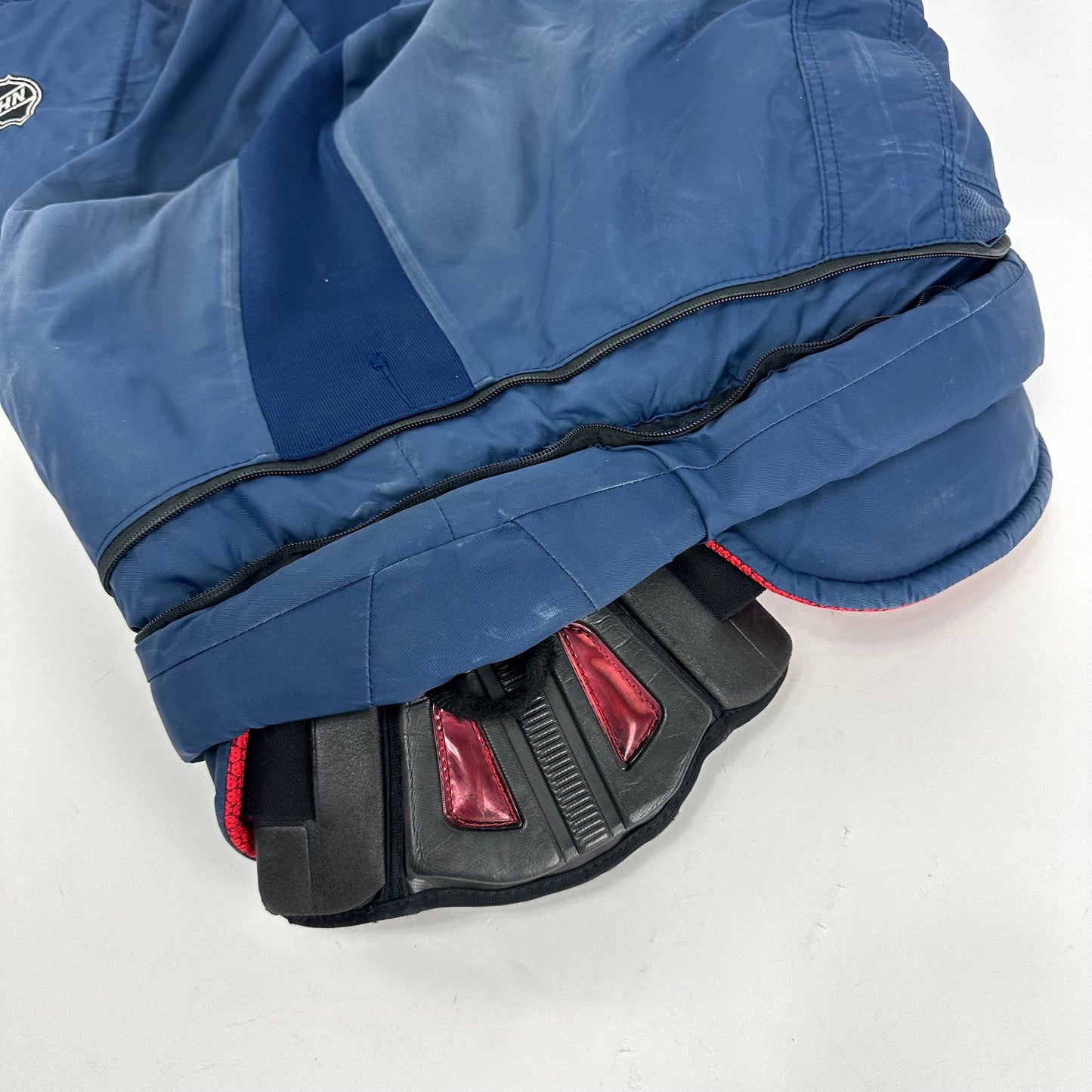 Used Navy CCM HP45 Pants | STL Blues | Senior Large | BOLDUC #76 - L576