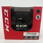 New Black CCM Tacks 110 Helmet | Small - Top Flight Hockey