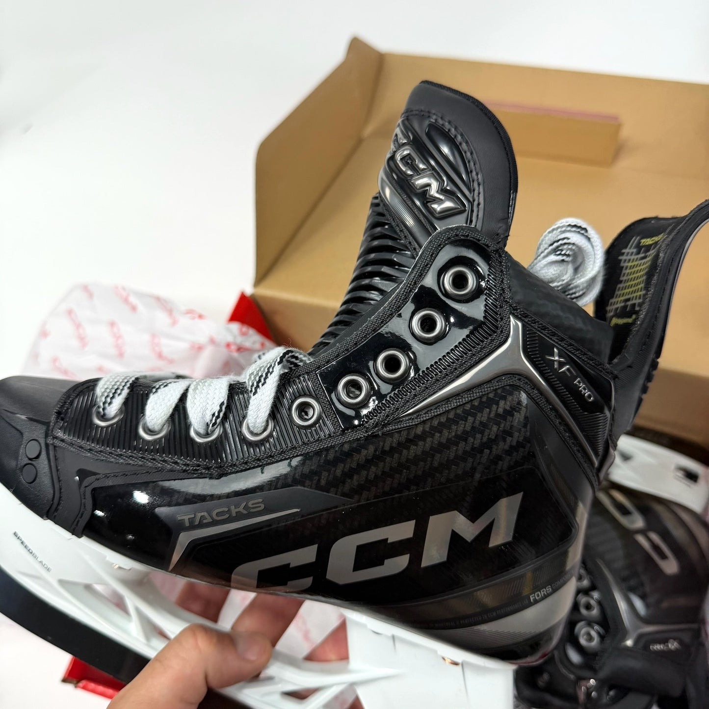 Brand New Retail CCM Tacks XF Pro Skates - Size 4.5 - Regular
