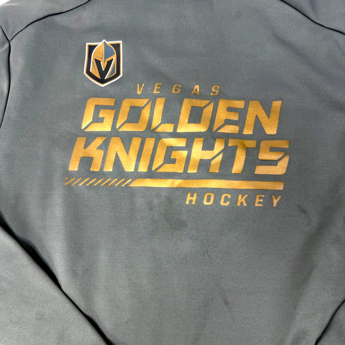 Used Grey Vegas Golden Knights Fanatics Hoodie | Senior Large | AB238