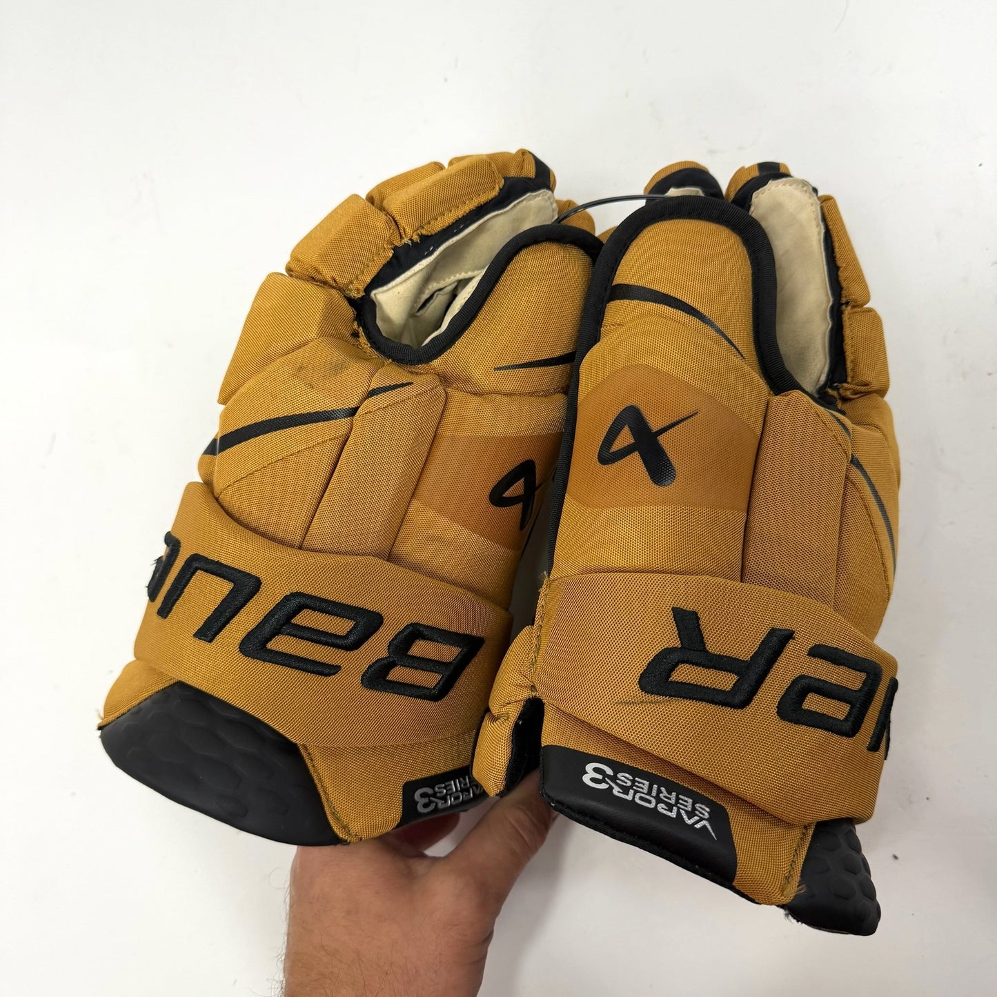 Used Brown Bauer Vapor Series 3 Gloves | 15" | AB679