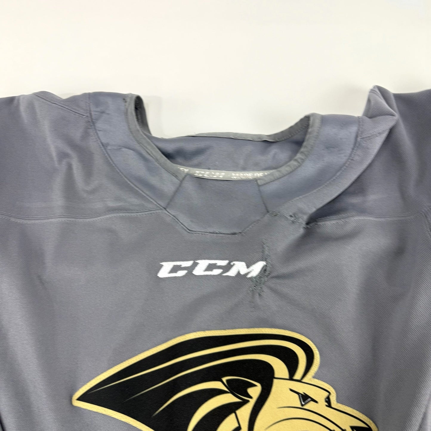 Used Grey Lindenwood CCM Practice Jersey | XL | E197 - Top Flight Hockey