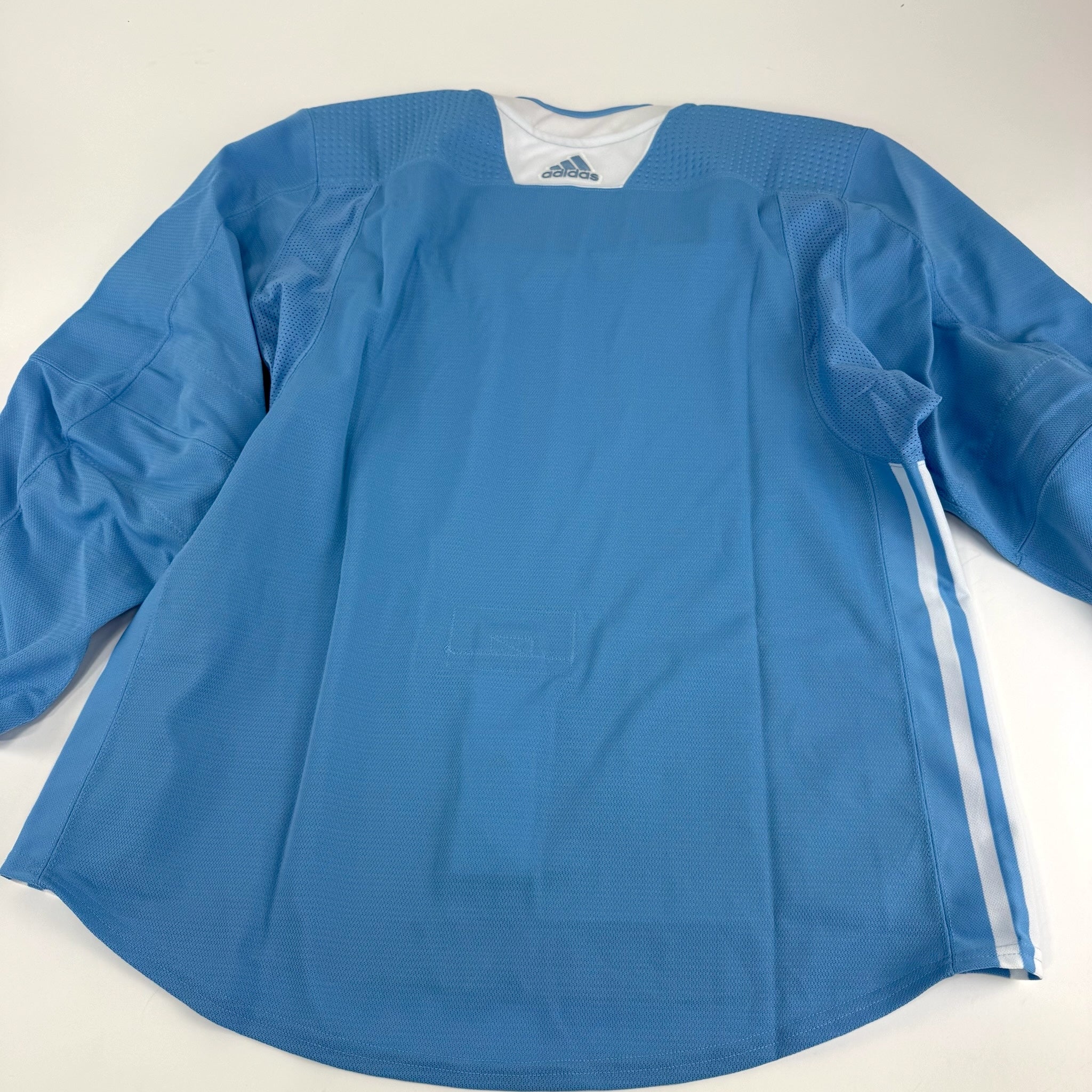 Brand New MIC Baby Blue Adidas Practice Jersey - Size 56 - Top Flight Hockey