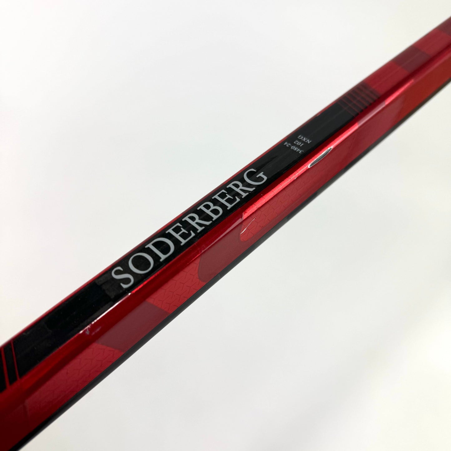Used Left Red Bauer UltraSonic | 102 Flex Custom P19M Curve Grip | Soderberg | L472