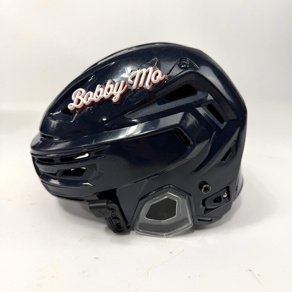 Used Navy Bauer Re-Akt 150 Helmet | Senior Small | AB658