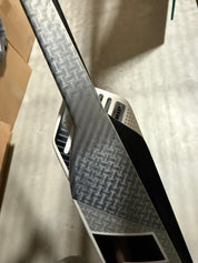 New Regular White/Navy Warrior Ritual V4 Goalie Stick | 24" Paddle W31 Curve | R298