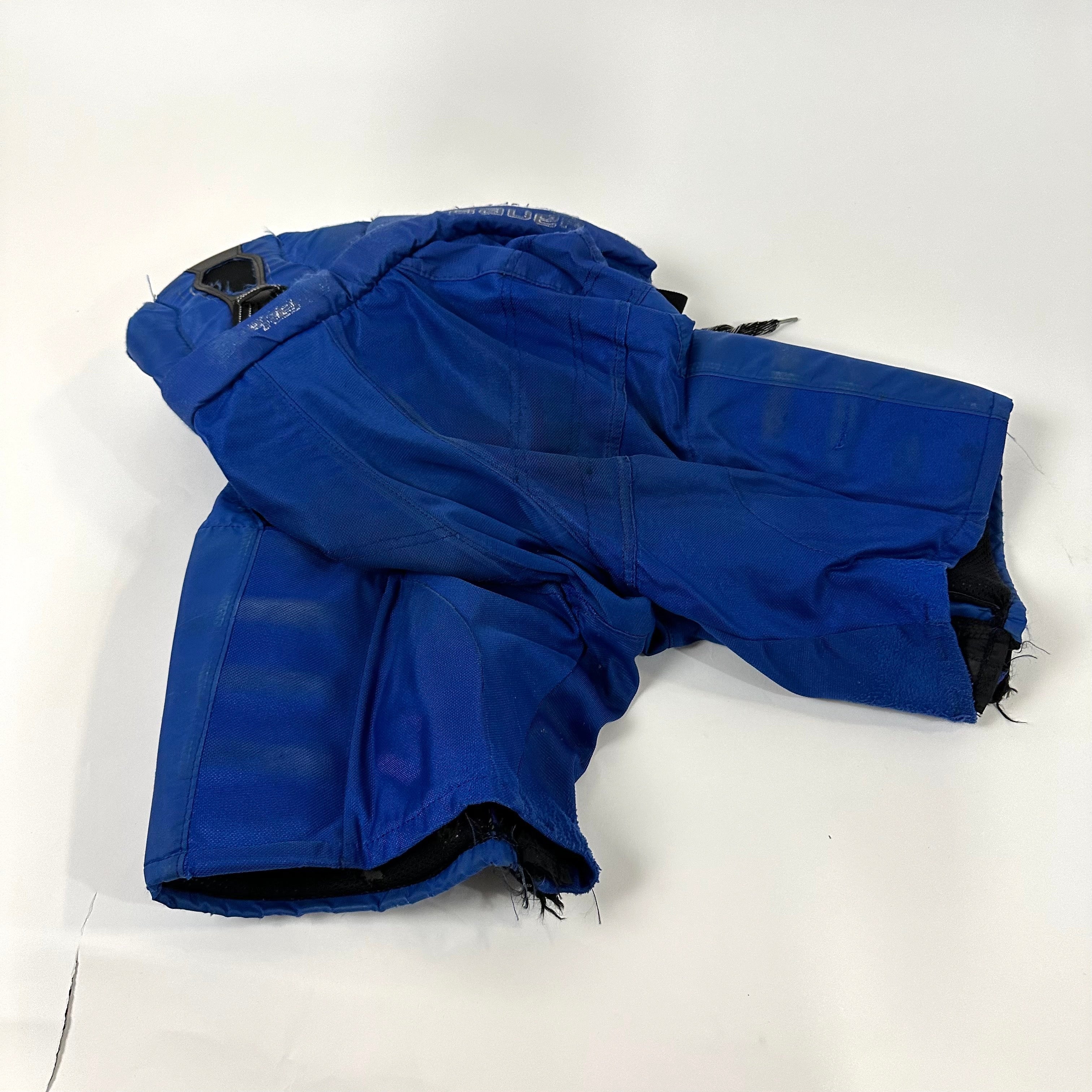 Used Royal Blue Bauer Supreme 160 Pants | Junior Large | A74