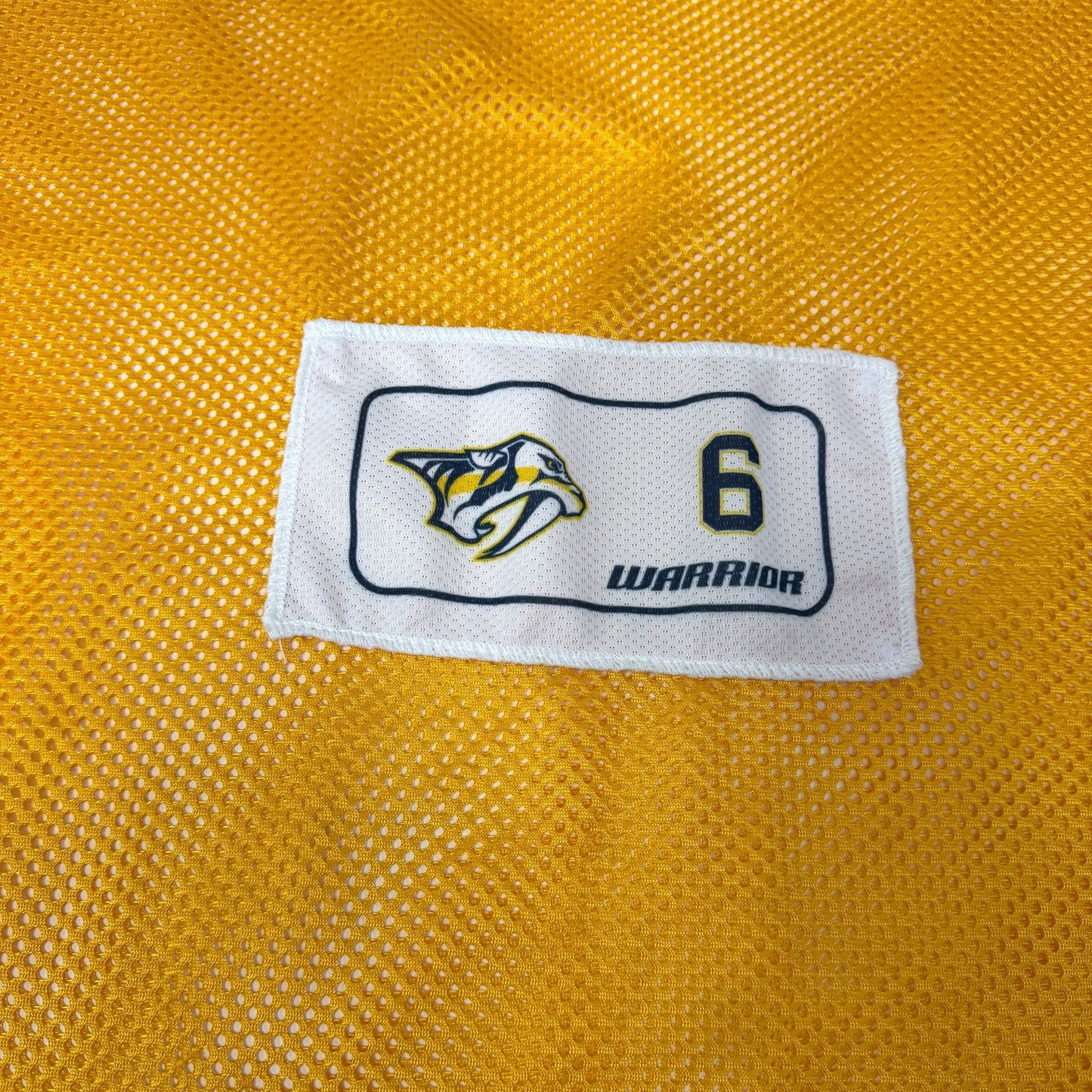 Used Yellow Nashville Predators Warrior Laundry Bag | AB516