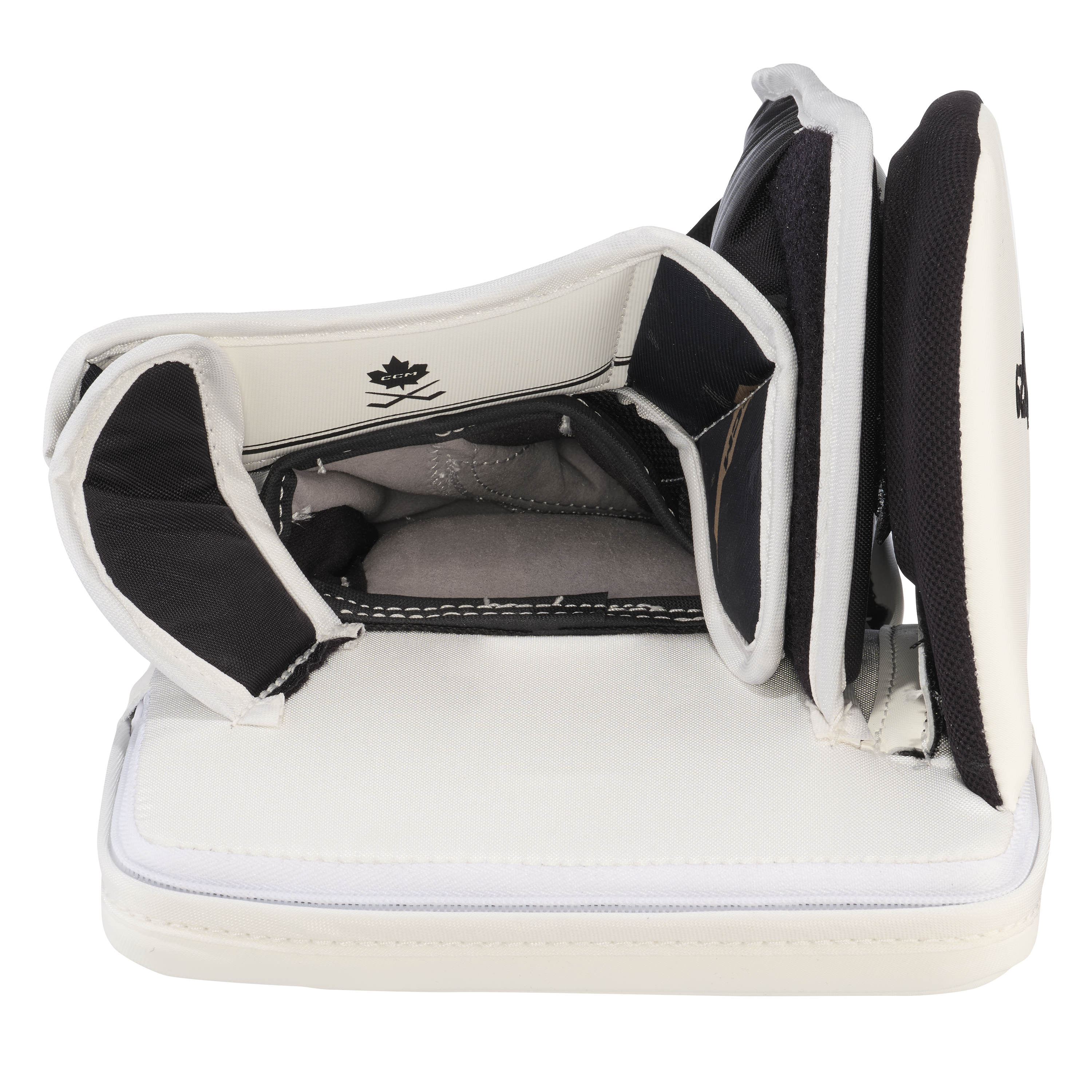 New CCM White Axis 2.9 SDC Goalie Blocker | Full Right | Intermediate | #191520483326 - Top Flight Hockey