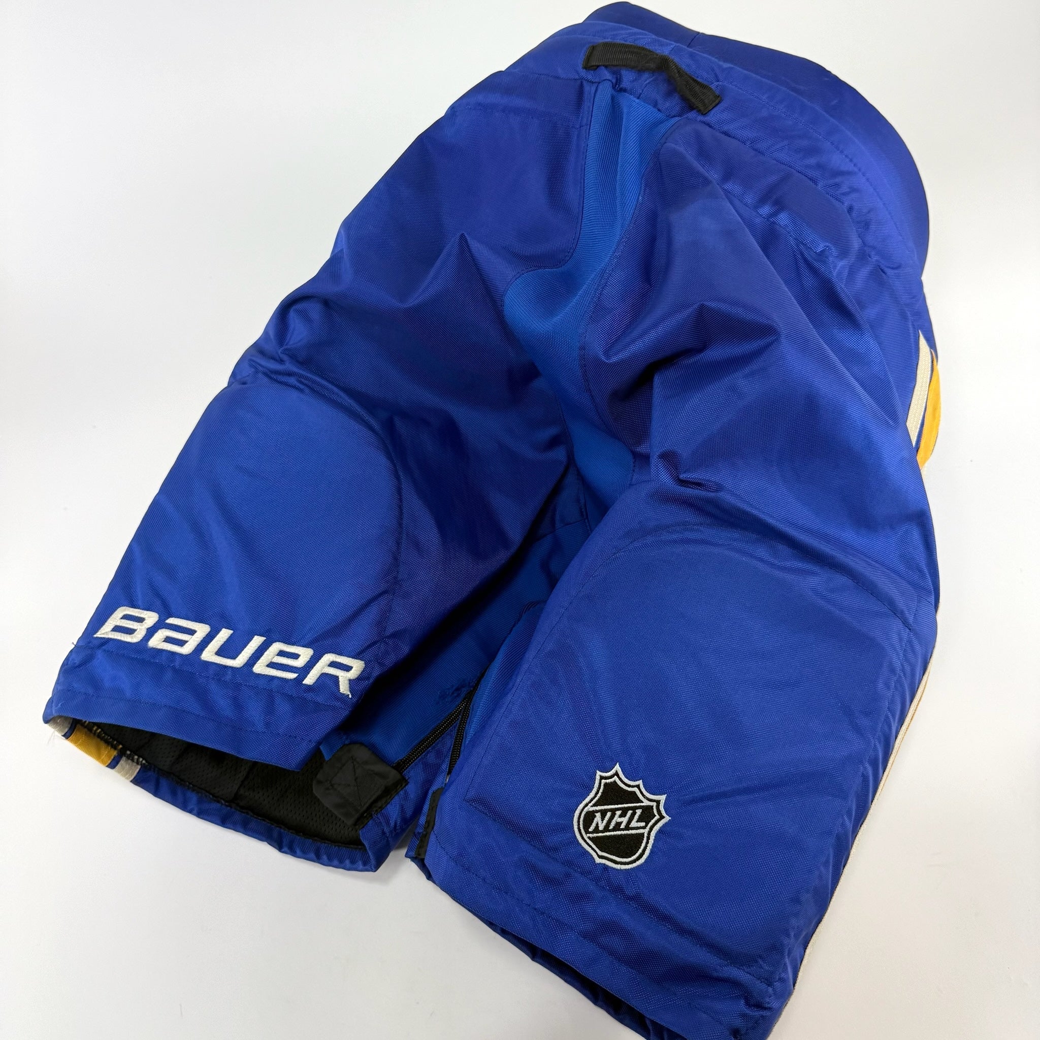 Used STL Blues Hertiage Bauer Custom Pro Pants | M +1" | Faulk | D192 - Top Flight Hockey