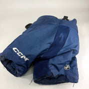 Used STL Blues Navy CCM HPG14A Goalie Pants - Fit 2 - #J631 - Top Flight Hockey