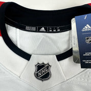 Brand New White MIC Adidas Chicago Blackhawks Blank Game Jersey - Size 58 - Top Flight Hockey