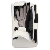 New CCM White E Flex 6.5 Goalie Blocker | Regular | Junior | #191520629519 - Top Flight Hockey