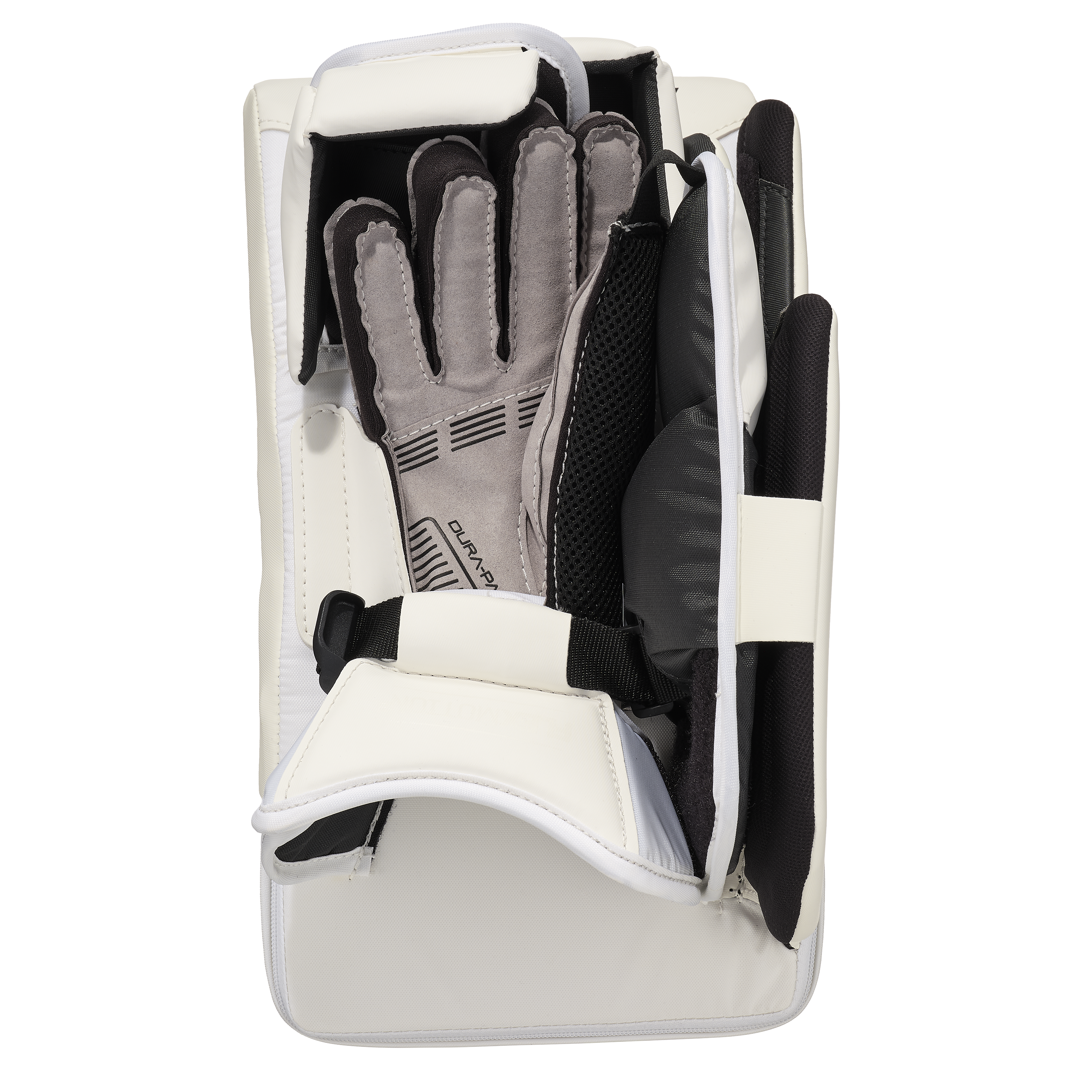 New CCM White E Flex 6.5 Goalie Blocker | Regular | Junior | #191520629519 - Top Flight Hockey
