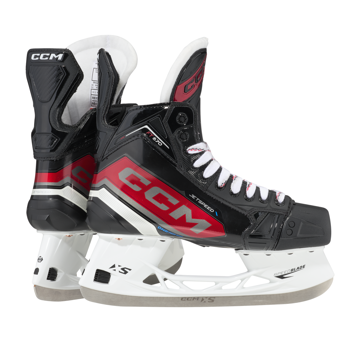 New Senior CCM JetSpeed FT670 Hockey Skates D&R (Regular) Retail 7.5 - Top Flight Hockey