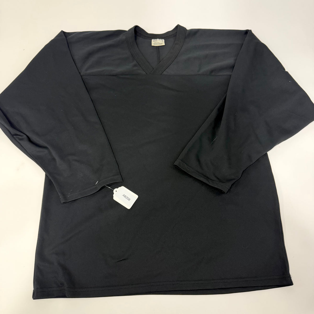 Used Black Blank CCM Practice Jersey | Senior Small | AB208 - Top Flight Hockey