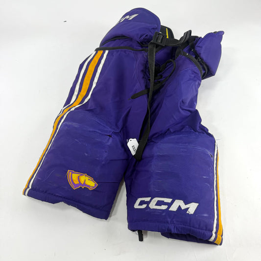 Used Purple/Yellow CCM Tacks 95C Pants | Small | E537