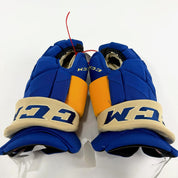New STL Blues Heritage CCM Jetspeed Pro Gloves | 15" | D166 - Top Flight Hockey
