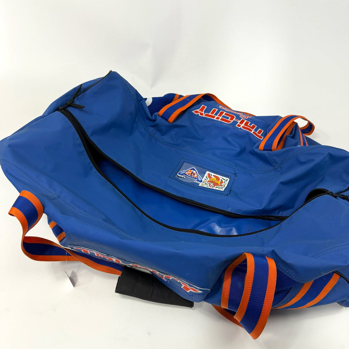 Used Royal and Orange JOG Tri City Eagles Player Bag | AB164 - Top Flight Hockey