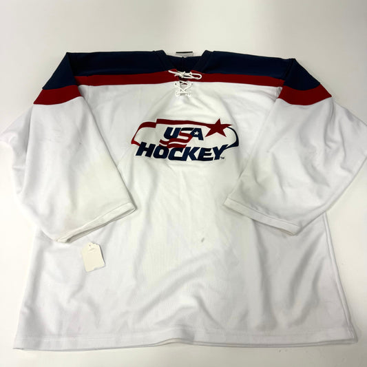 Used White K1 USA Hockey Jersey | Senior Large | BH564 - Top Flight Hockey
