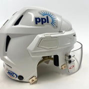 Used White CCM V08 Helmet with Oakley Short Cut Visor #43 | Senior Small | #M582