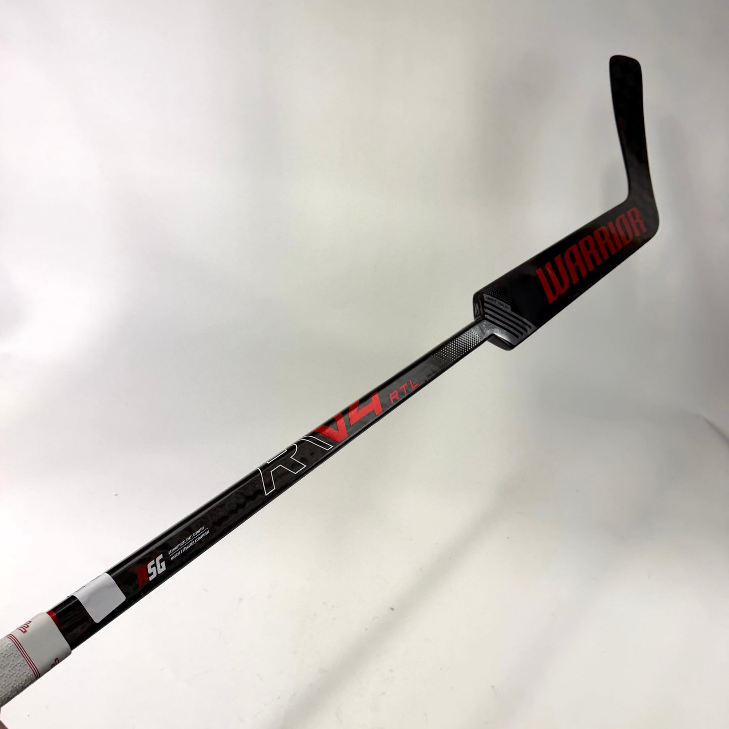New Regular Black/Red Warrior Ritual V4 Goalie Stick | 26" Paddle Custom Curve | Mrazek | BH109