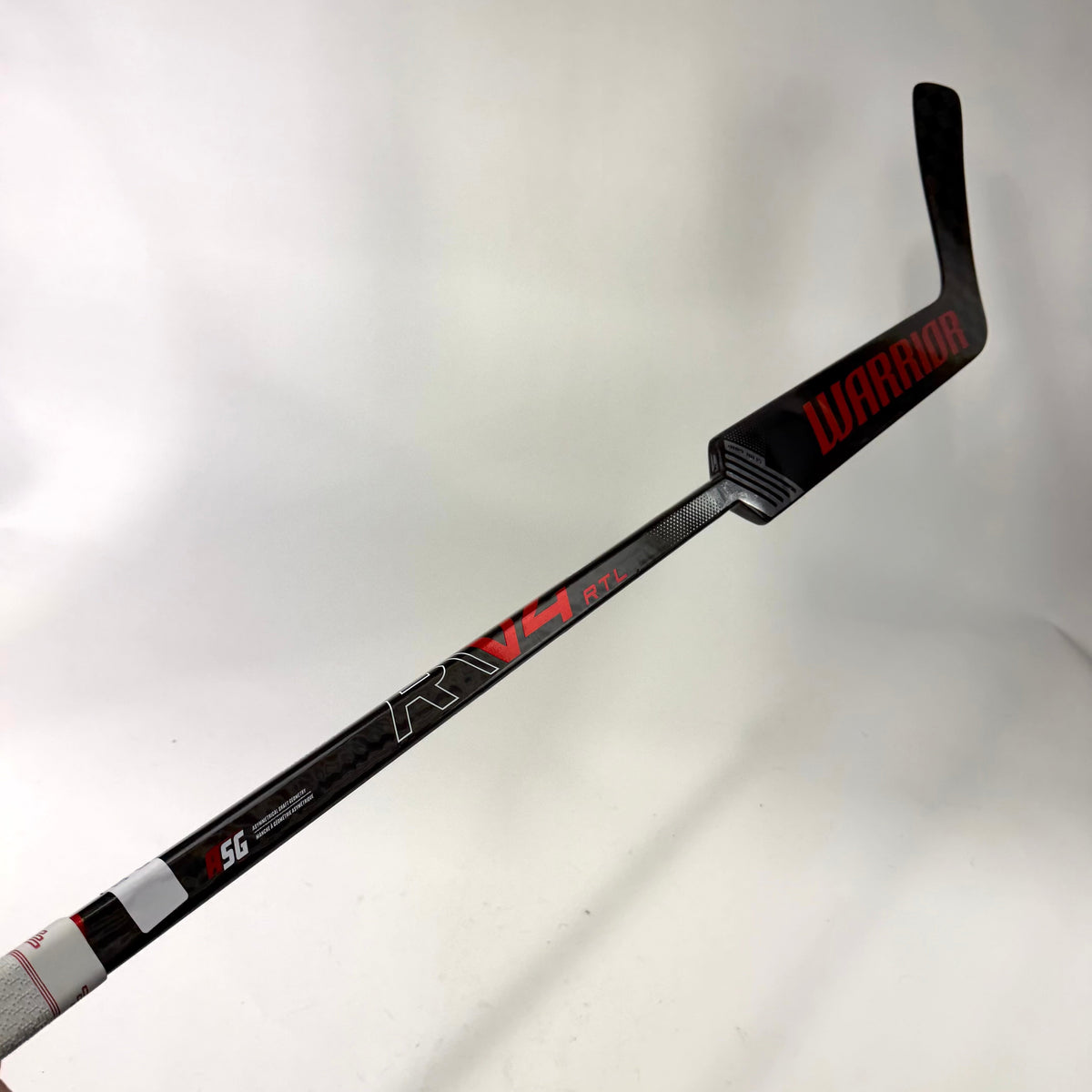 New Regular Black/Red Warrior Ritual V4 Goalie Stick | 26" Paddle Custom Curve | Mrazek | BH109 - Top Flight Hockey