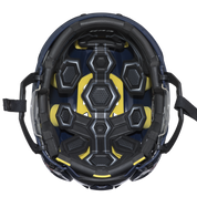 New CCM Navy Tacks 310 Helmet Combo | Senior M | #888600299150 - Top Flight Hockey
