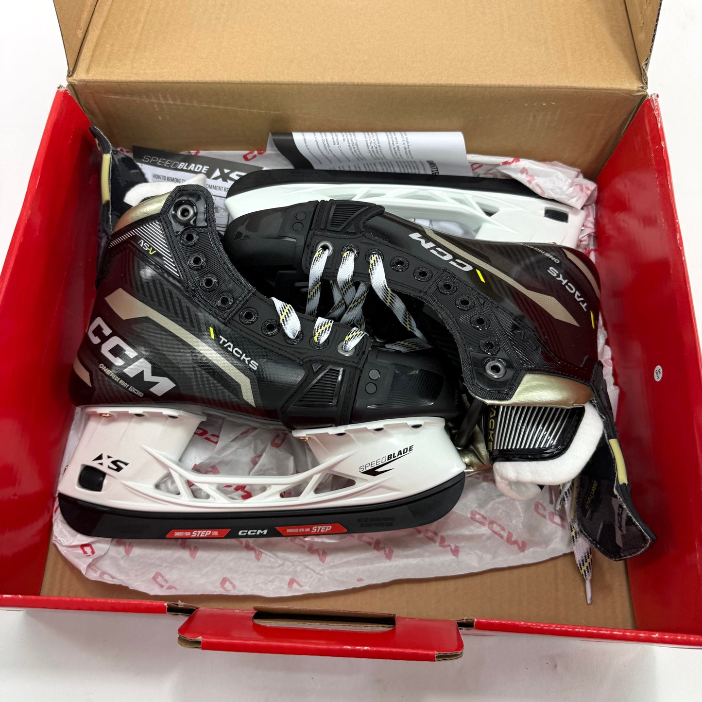 New CCM Tacks ASV Skates | Size 6.5 Tapered | CCM469 - Top Flight Hockey
