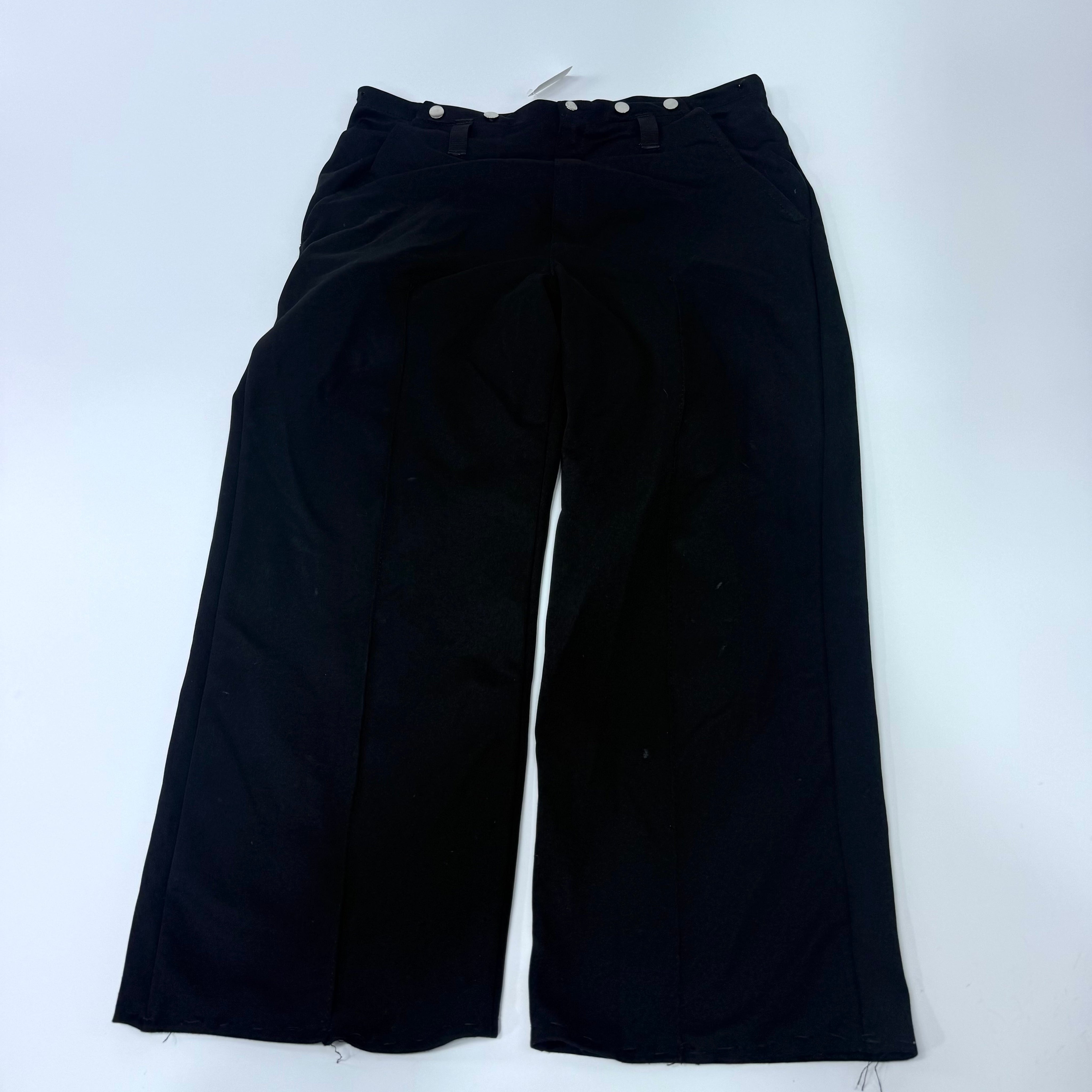 Used Black CCM Ref Pants | Medium | BH556 - Top Flight Hockey